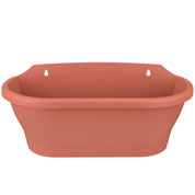 Corsica Wall Basket - 39x17cm - Terracotta - Elho